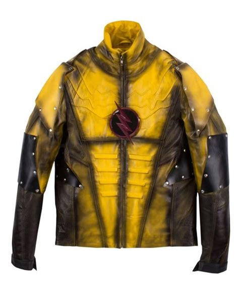 reverse flash jacket replica|The Reverse Flash Yellow Leather Jacket .